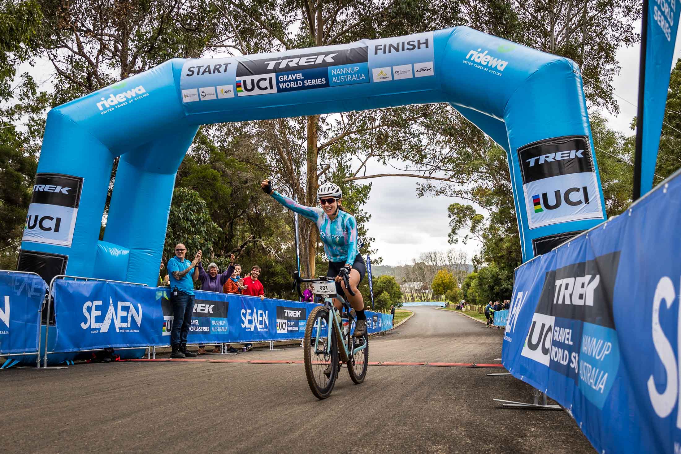 Seven 2022 UCI Gravel Road Series race in Nannup Western Australia